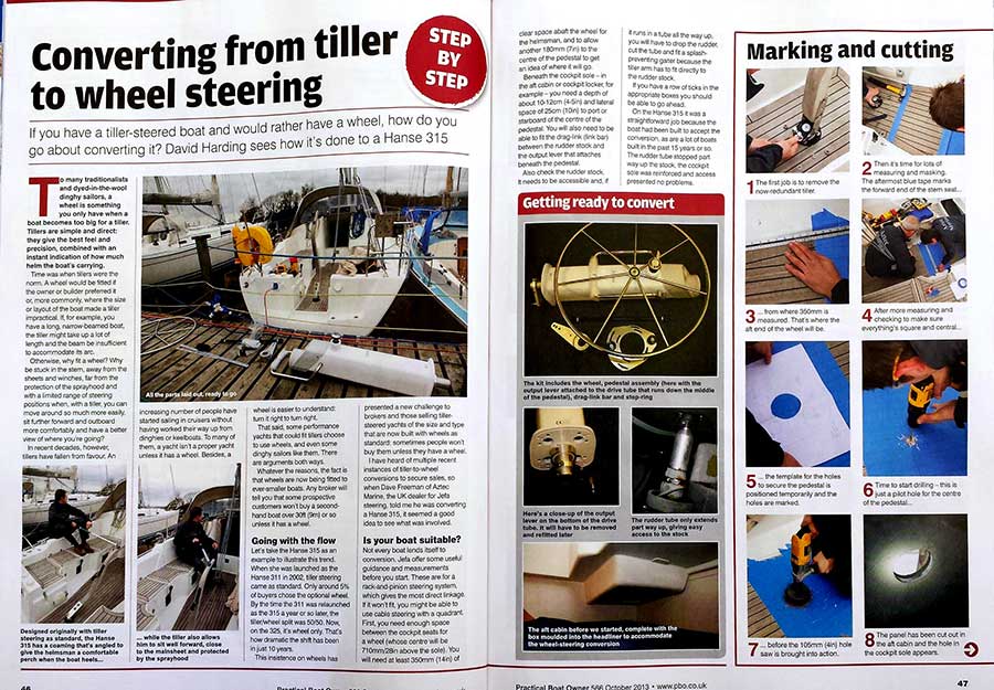 Tiller to wheel conversion manual