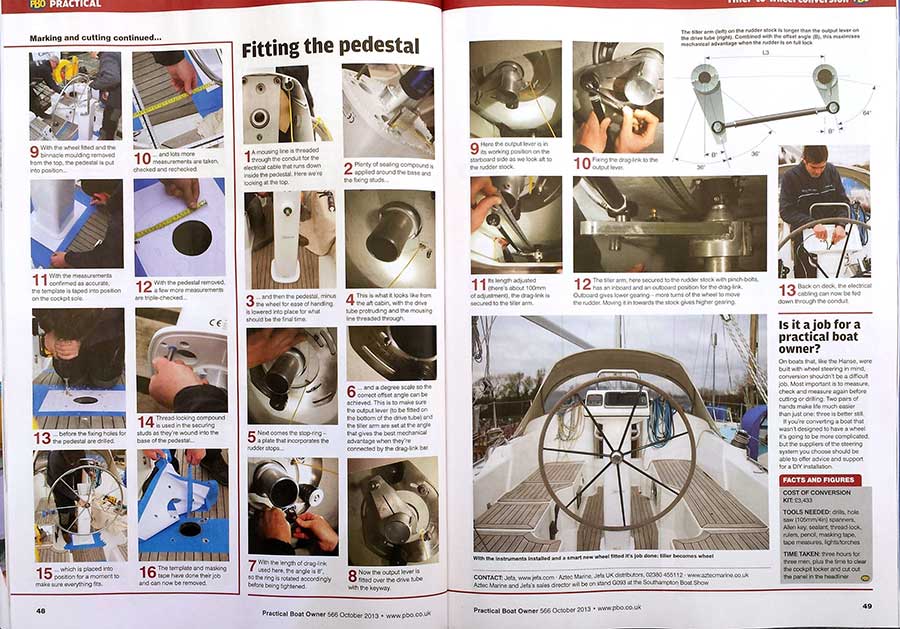 Tiller to wheel conversion manual